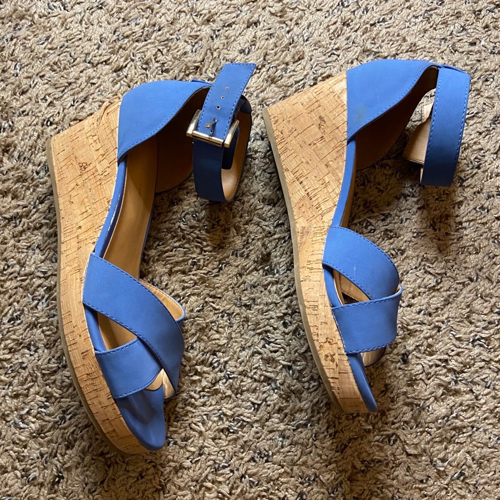 Blue Tommy Hilfiger Wedges